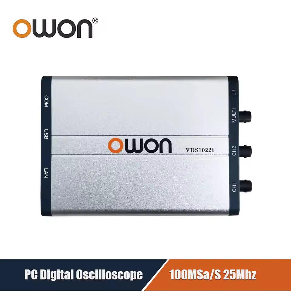 Signal Generator Spectrum Analyzer - OWON VDS1022/I Virtual PC Oscilloscope |