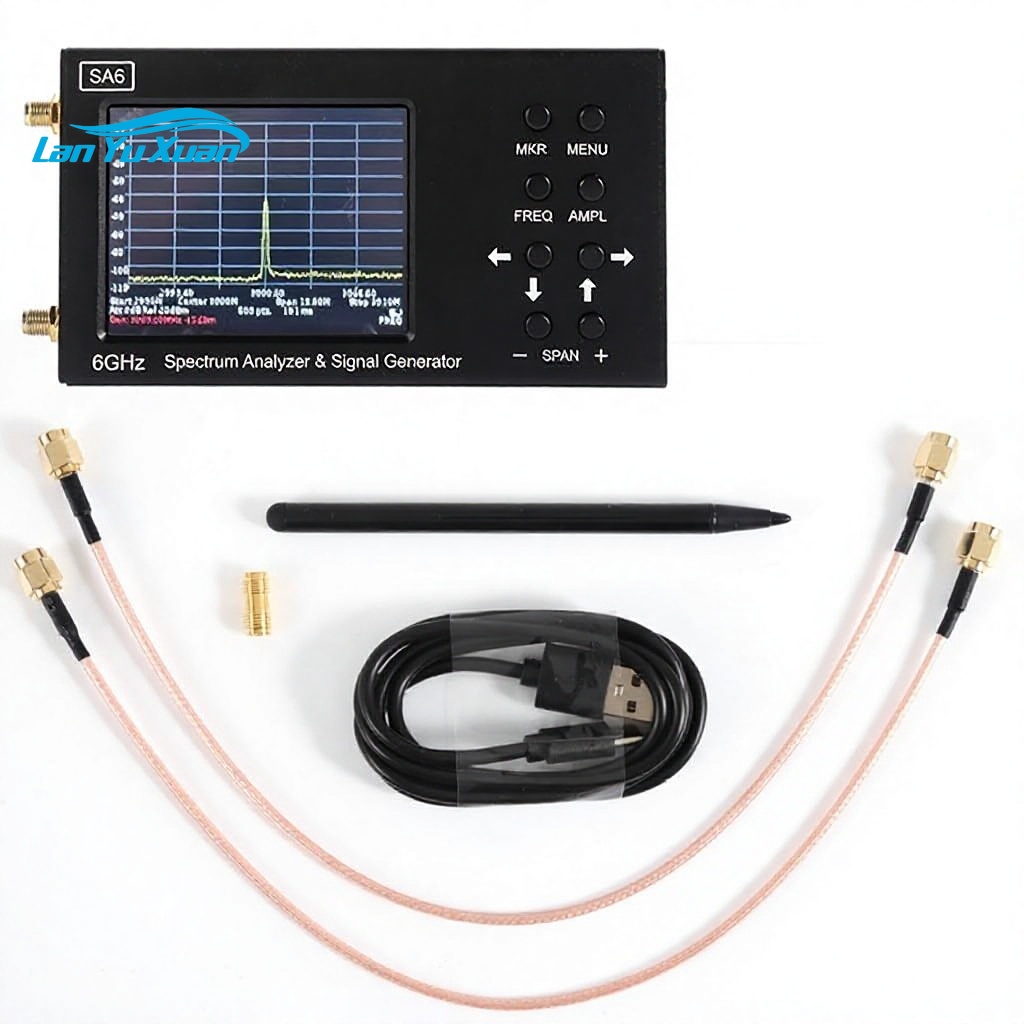 Signal Generator Spectrum Analyzer - SA6 Portable Spectrum Analyzer 6GHz Wi-Fi