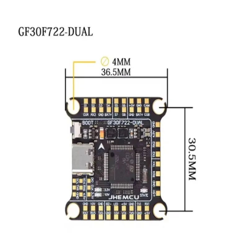 JHEMCU F7 Stack F722 Dual Flig - Fpv Flight Controller F7 Stack 60A 评论和价格