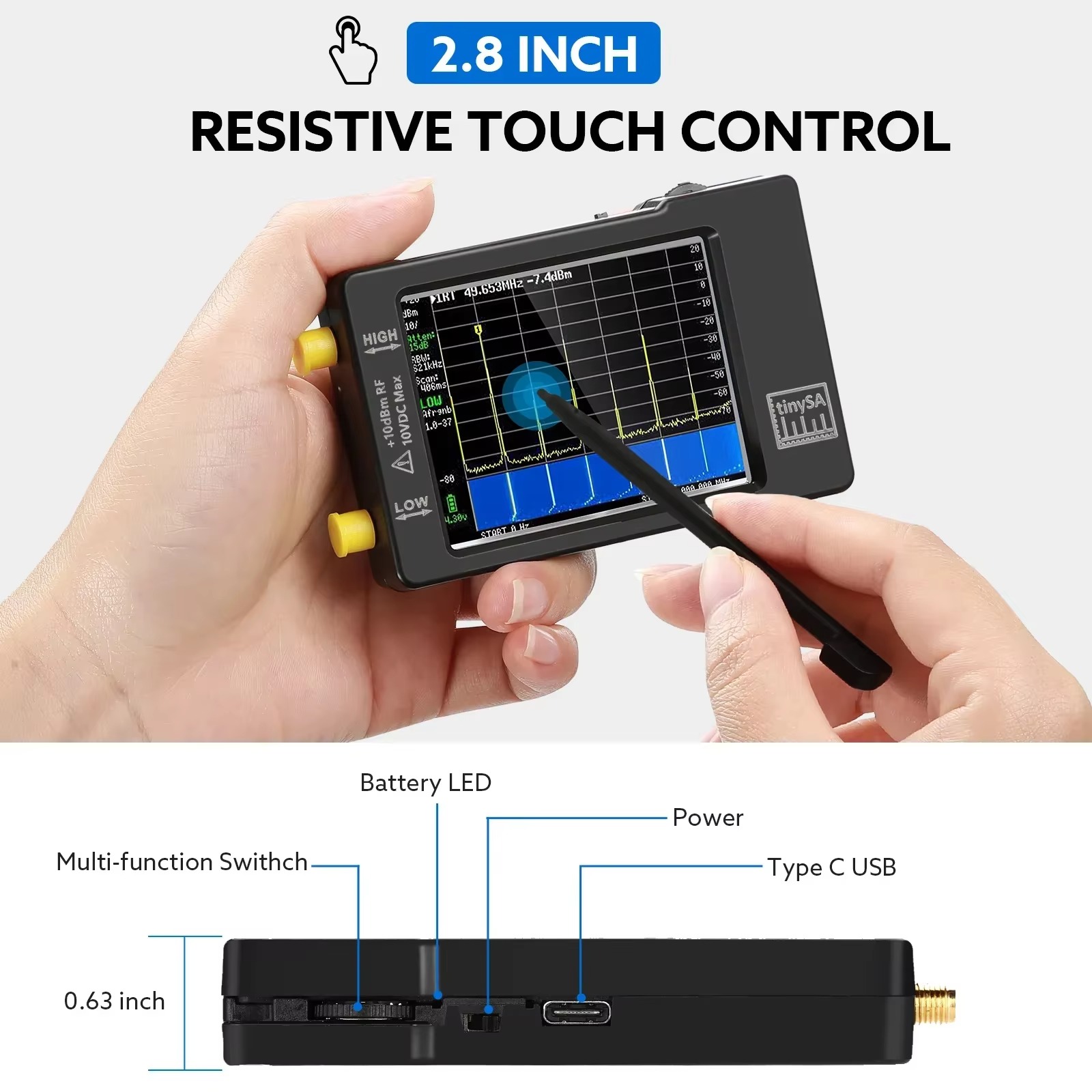 Upgraded Tiny Spectrum Analyze - Signal Generator Spectrum Analyzer 评论和价格