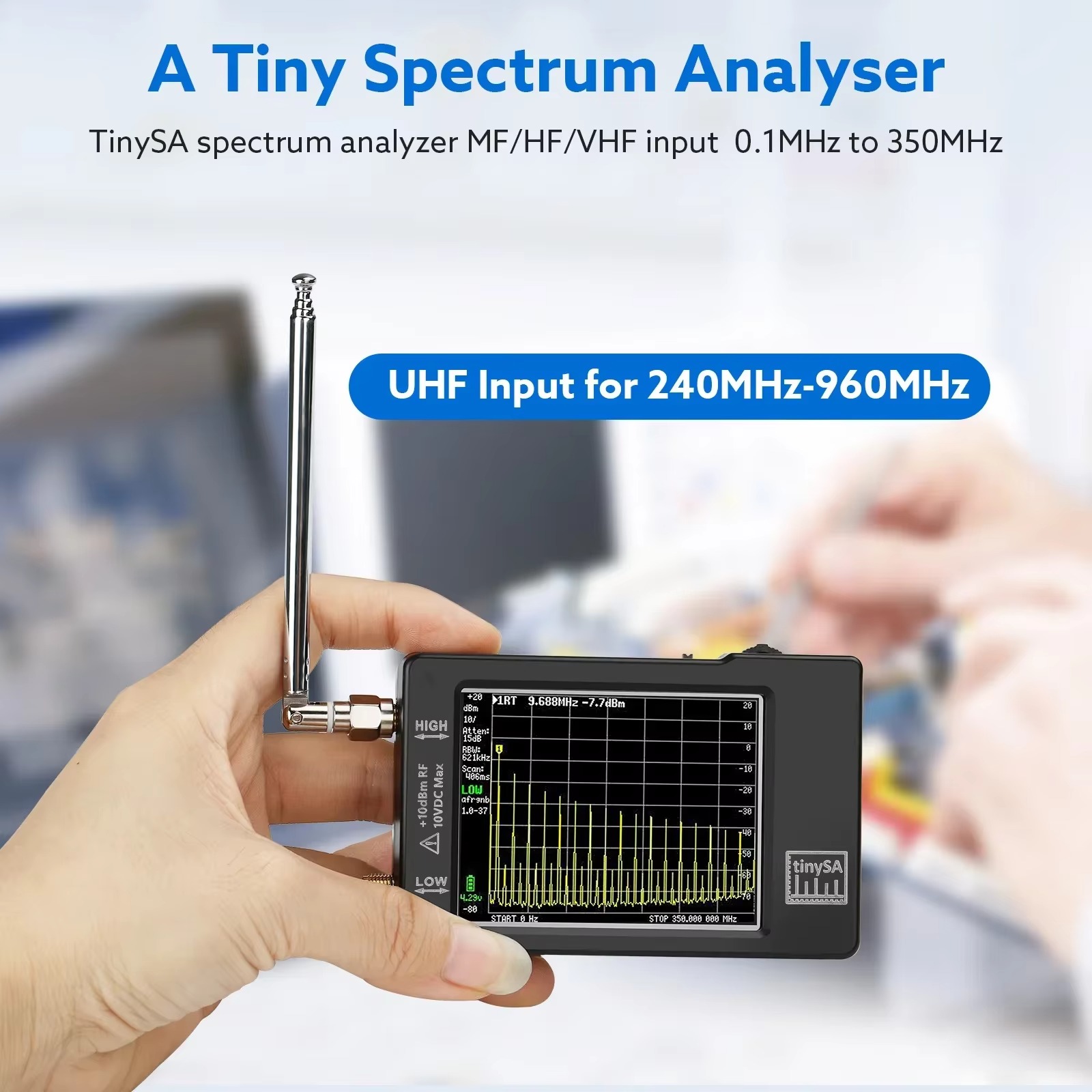 Upgraded Tiny Spectrum Analyze - Signal Generator Spectrum Analyzer 评论和价格
